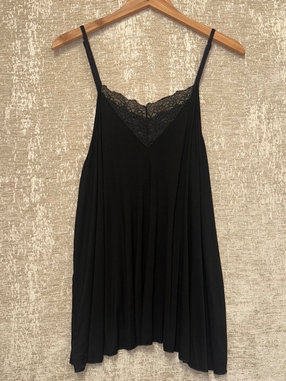 POL Black Lace Tank Top